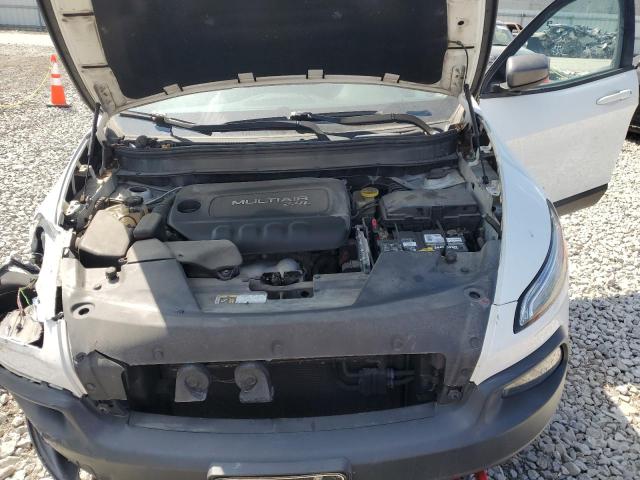 1C4PJMBB8EW173044 - 2014 JEEP CHEROKEE TRAILHAWK WHITE photo 12