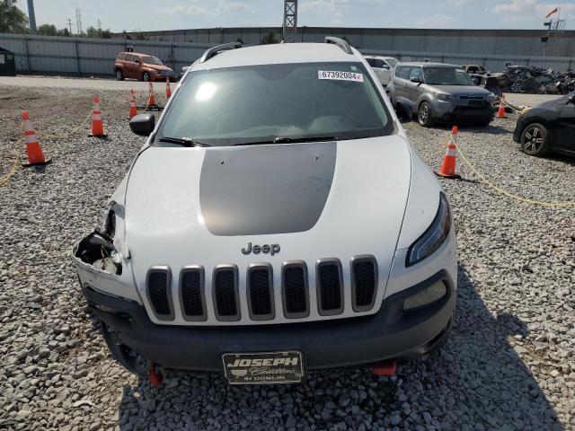1C4PJMBB8EW173044 - 2014 JEEP CHEROKEE TRAILHAWK WHITE photo 5