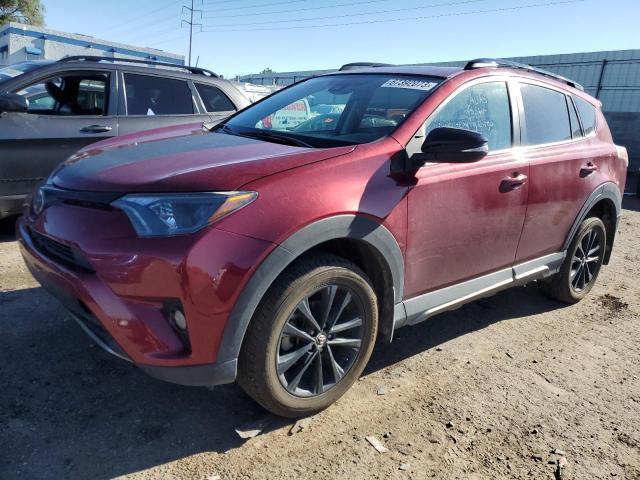 2T3RFREV1JW822074 - 2018 TOYOTA RAV4 ADVENTURE RED photo 1