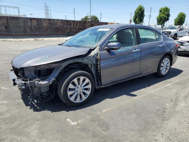 1HGCR2F87FA257477 - 2015 HONDA ACCORD EXL SILVER photo 1