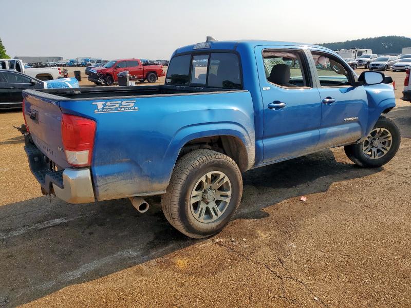 5TFCZ5AN9GX035020 - 2016 TOYOTA TACOMA DOUBLE CAB BLUE photo 3