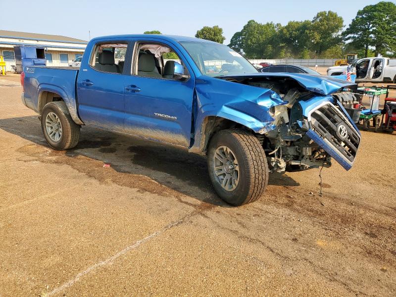 5TFCZ5AN9GX035020 - 2016 TOYOTA TACOMA DOUBLE CAB BLUE photo 4