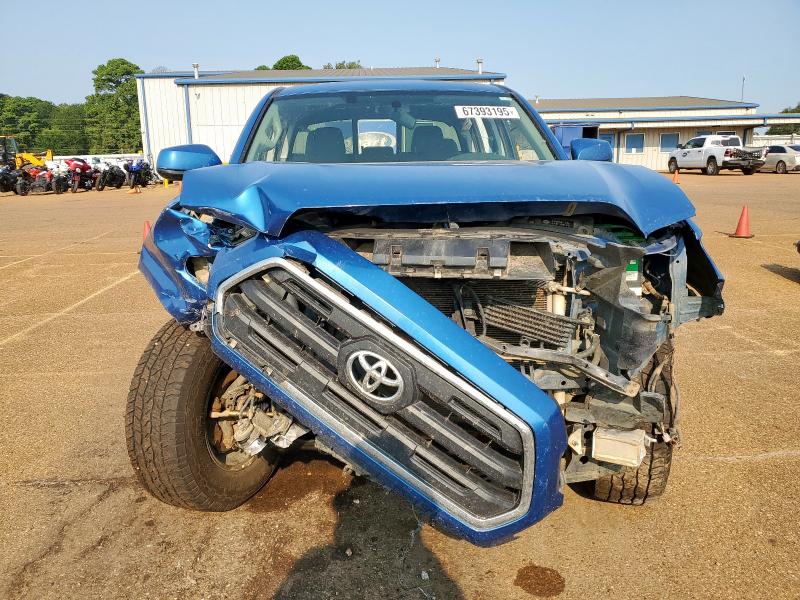 5TFCZ5AN9GX035020 - 2016 TOYOTA TACOMA DOUBLE CAB BLUE photo 5