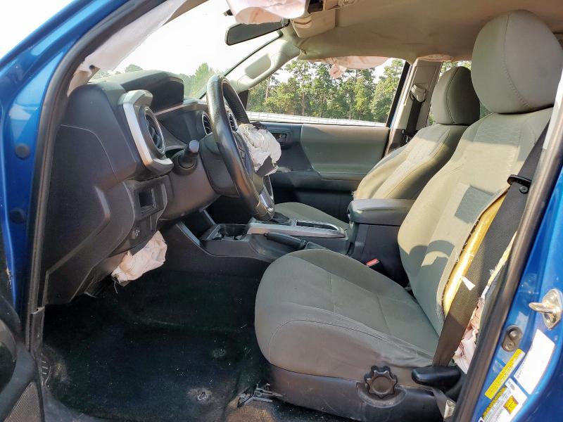 5TFCZ5AN9GX035020 - 2016 TOYOTA TACOMA DOUBLE CAB BLUE photo 7