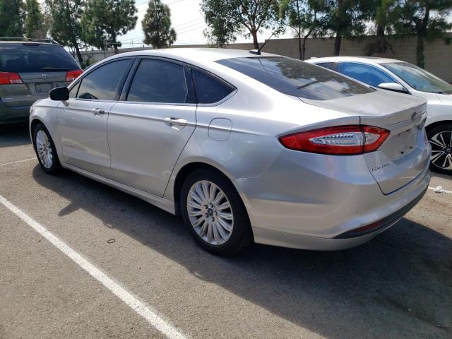 3FA6P0LU8FR195056 - 2015 FORD FUSION SE HYBRID SILVER photo 2