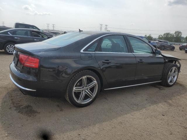 WAUAGAFD8DN005064 - 2013 AUDI A8 QUATTRO BLACK photo 3