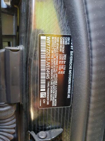 WBY7Z2C51JVE64945 - 2018 BMW I3 BEV BLACK photo 14