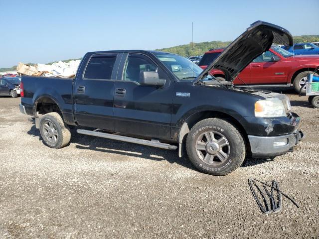 1FTPW14515KE73054 - 2005 FORD F150 SUPERCREW BLACK photo 4