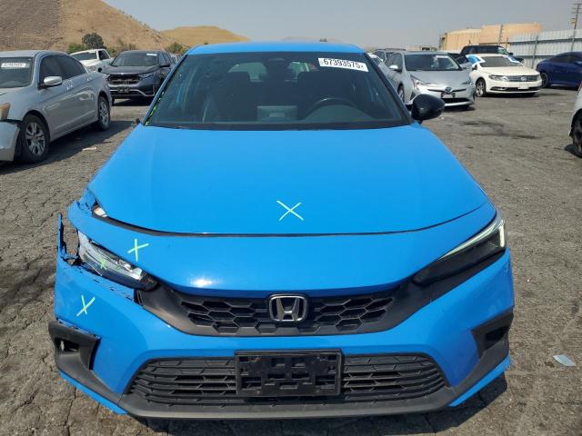 19XFL2H83NE002105 - 2022 HONDA CIVIC SPORT BLUE photo 5