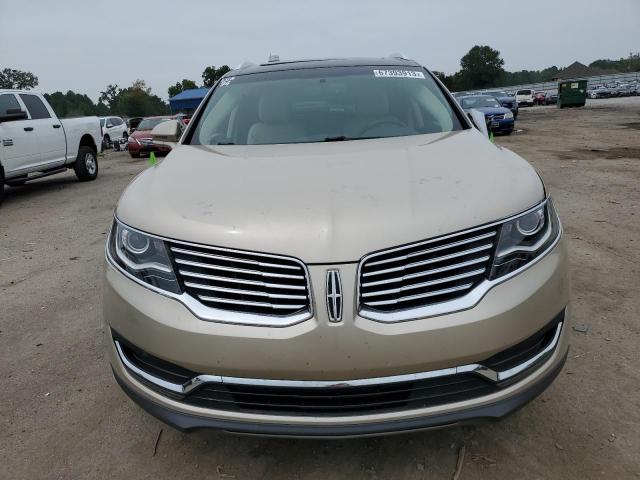 2LMPJ6LR0HBL33897 - 2017 LINCOLN MKX RESERVE بيج صورة 5
