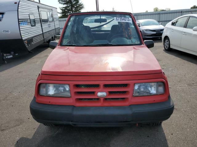 2CNBE1861W6918845 - 1998 CHEVROLET TRACKER RED photo 5