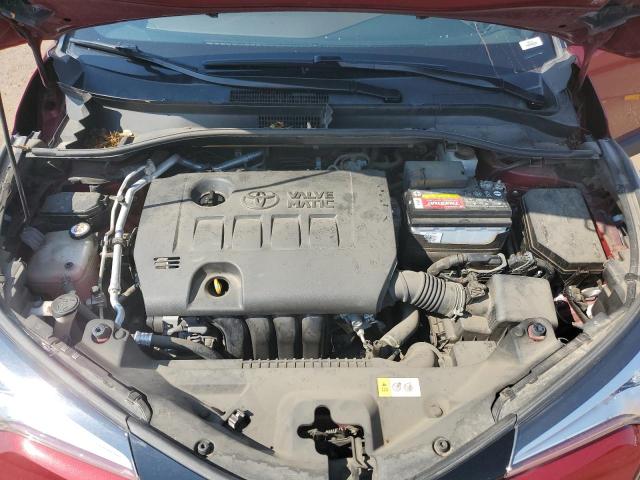 JTNKHMBX3K1028953 - 2019 TOYOTA C-HR XLE RED photo 12