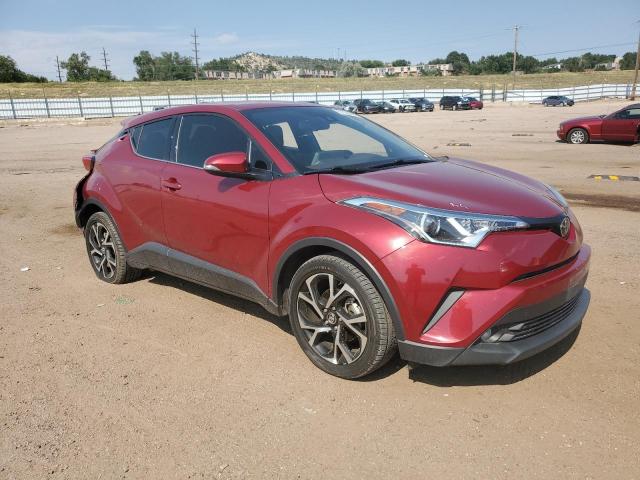 JTNKHMBX3K1028953 - 2019 TOYOTA C-HR XLE RED photo 4