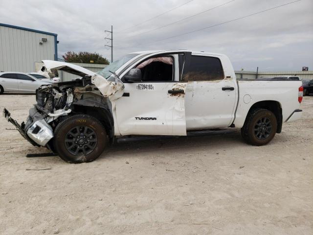 5TFDY5F18MX967749 - 2021 TOYOTA TUNDRA CREWMAX SR5 WHITE photo 1