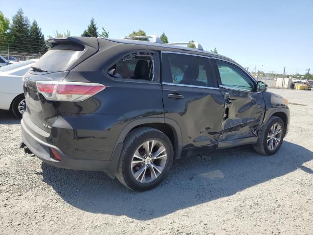 5TDJKRFHXES019787 - 2014 TOYOTA HIGHLANDER XLE BLACK photo 3