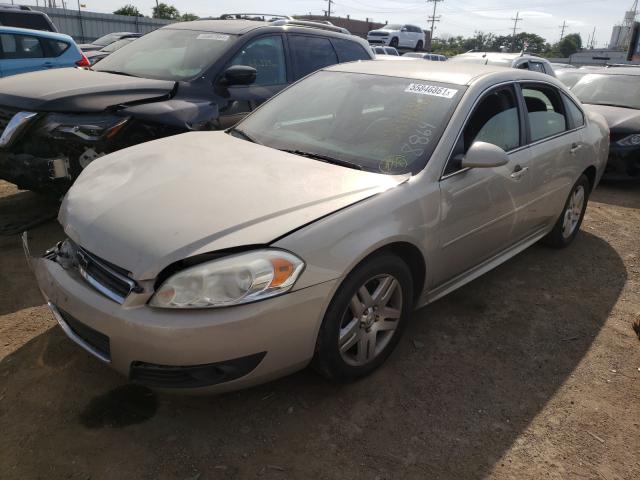 2G1WB5EK7B1228864 - 2011 CHEVROLET IMPALA LT 金色 照片 4