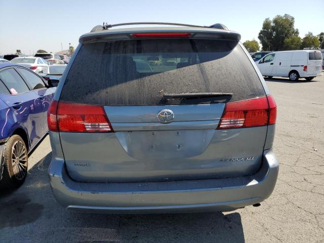 5TDZA22C44S160151 - 2004 TOYOTA SIENNA XLE GRAY photo 6