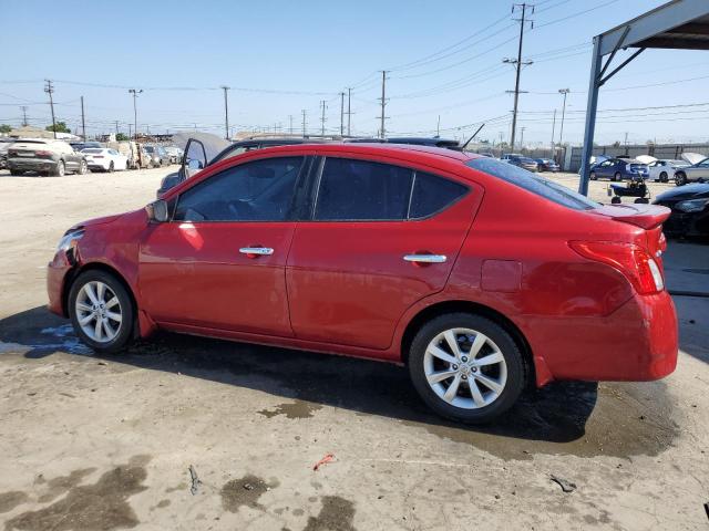 3N1CN7AP1FL817544 - 2015 NISSAN VERSA S RED photo 2