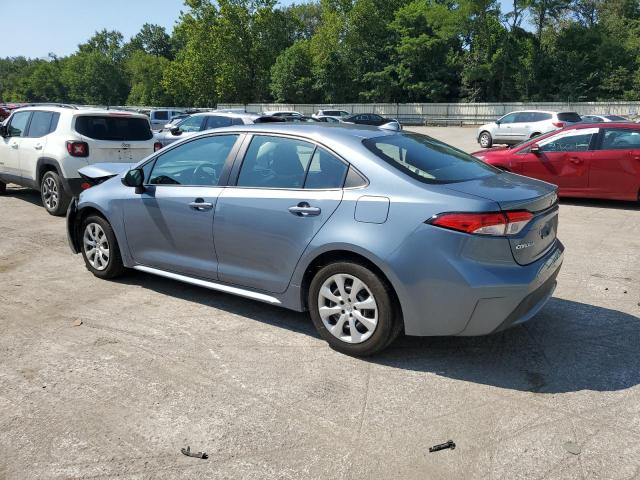 5YFEPMAE7MP186747 - 2021 TOYOTA COROLLA LE Niebieski zdjęcie 2