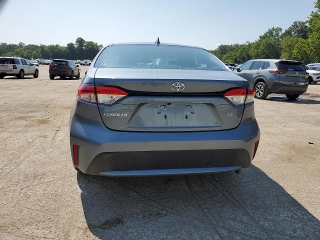 5YFEPMAE7MP186747 - 2021 TOYOTA COROLLA LE Niebieski zdjęcie 6