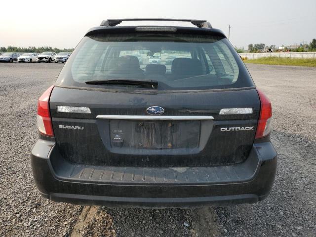 4S4BP60C597323168 - 2009 SUBARU OUTBACK BLACK photo 6