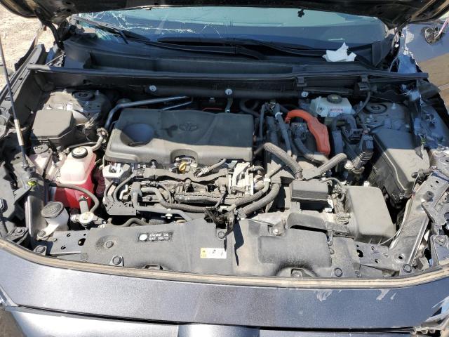 4T3RWRFV7MU032376 - 2021 TOYOTA RAV4 XLE SILVER photo 12