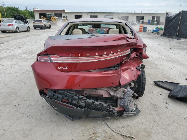 3LN6L2LU3FR604464 - 2015 LINCOLN MKZ HYBRID 红色 照片 6