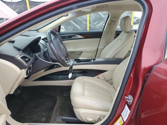 3LN6L2LU3FR604464 - 2015 LINCOLN MKZ HYBRID 红色 照片 7
