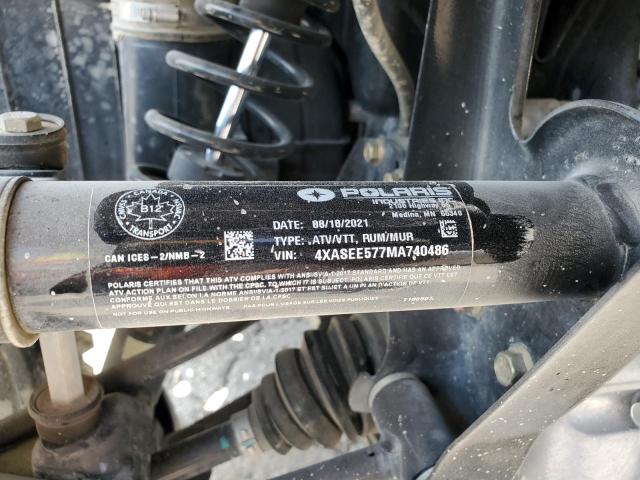 4XASEE577MA740486 - 2021 POLARIS SPORTSMAN 570 EPS 灰色 照片 10