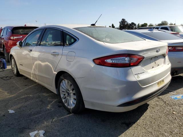 3FA6P0LU4FR161423 - 2015 FORD FUSION SE HYBRID WHITE photo 2