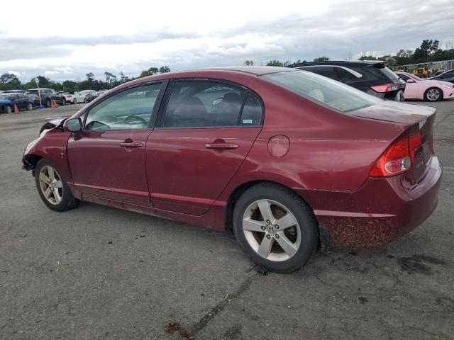 1HGFA16858L063455 - 2008 HONDA CIVIC EX მუქწითელი ფოტო 2