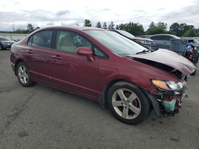 1HGFA16858L063455 - 2008 HONDA CIVIC EX მუქწითელი ფოტო 4