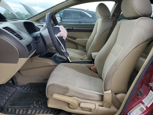 1HGFA16858L063455 - 2008 HONDA CIVIC EX მუქწითელი ფოტო 7