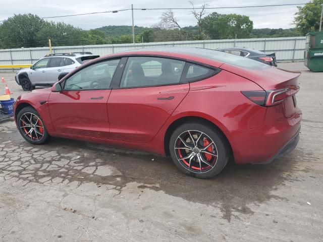 5YJ3E1EB4RF717448 - 2024 TESLA MODEL 3 红色 照片 2