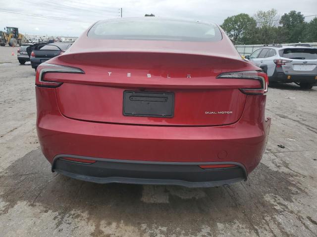 5YJ3E1EB4RF717448 - 2024 TESLA MODEL 3 红色 照片 6