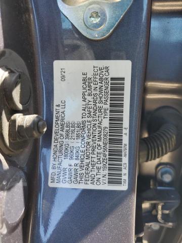 19XZE4F56NE008279 - 2022 HONDA INSIGHT EX GRAY photo 12