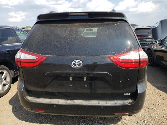 5TDYK3DCXGS737278 - 2016 TOYOTA SIENNA XLE BLACK photo 6