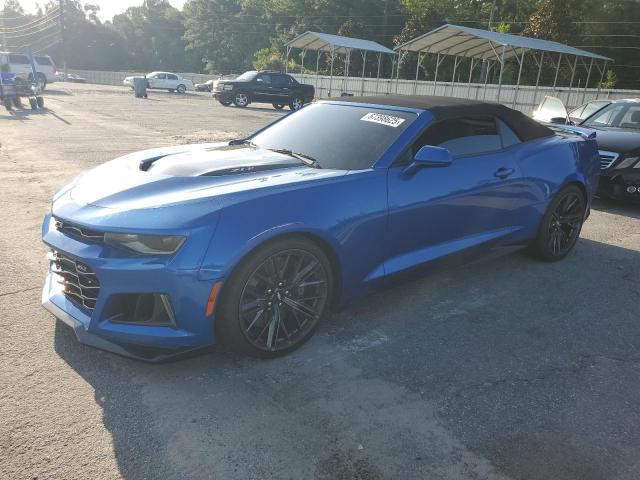 1G1FK3D68J0161694 - 2018 CHEVROLET CAMARO ZL1 BLUE photo 1