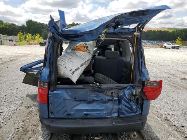 5J6YH28796L025005 - 2006 HONDA ELEMENT EX BLUE photo 6