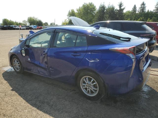 JTDKARFU3H3535368 - 2017 TOYOTA PRIUS BLUE photo 2
