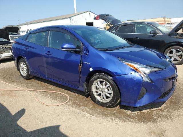 JTDKARFU3H3535368 - 2017 TOYOTA PRIUS BLUE photo 4