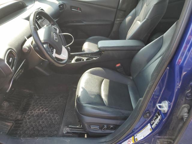 JTDKARFU3H3535368 - 2017 TOYOTA PRIUS BLUE photo 7