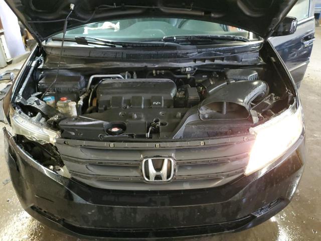 5FNRL5H64BB038257 - 2011 HONDA ODYSSEY EXL BLACK photo 12