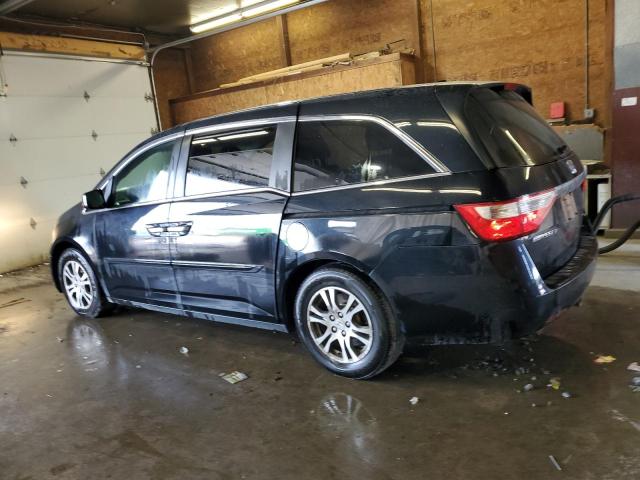5FNRL5H64BB038257 - 2011 HONDA ODYSSEY EXL BLACK photo 2