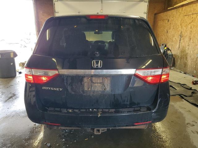 5FNRL5H64BB038257 - 2011 HONDA ODYSSEY EXL BLACK photo 6