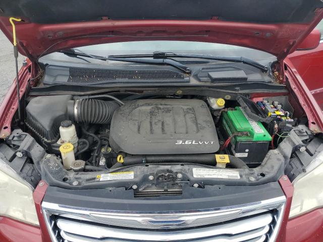 2A4RR5DG2BR665275 - 2011 CHRYSLER TOWN & COU TOURING RED photo 12