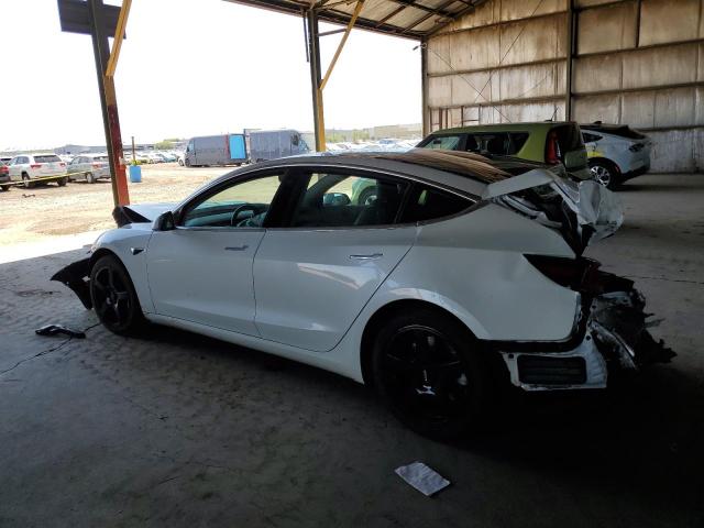 5YJ3E1EB6LF637222 - 2020 TESLA MODEL 3 WHITE photo 2