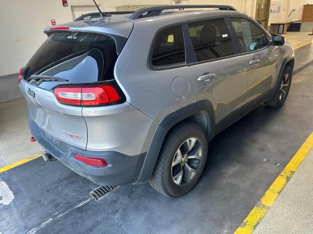 1C4PJMBS4EW111480 - 2014 JEEP CHEROKEE TRAILHAWK GRAY photo 4