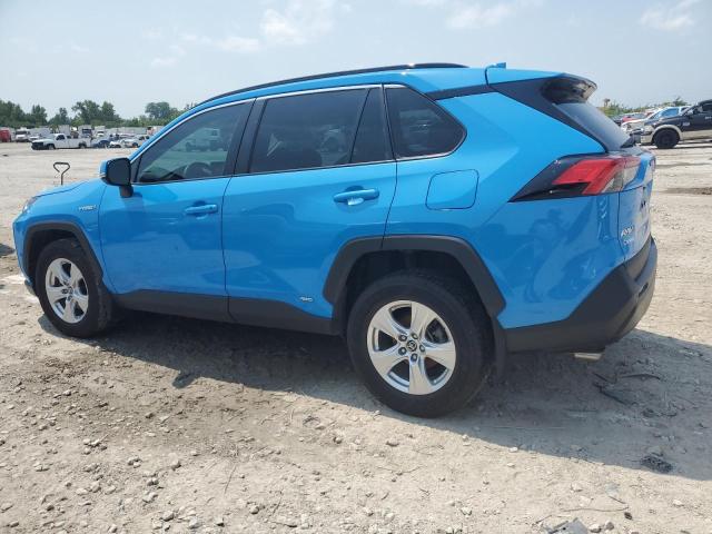 2T3RWRFVXLW073132 - 2020 TOYOTA RAV4 XLE BLUE photo 2