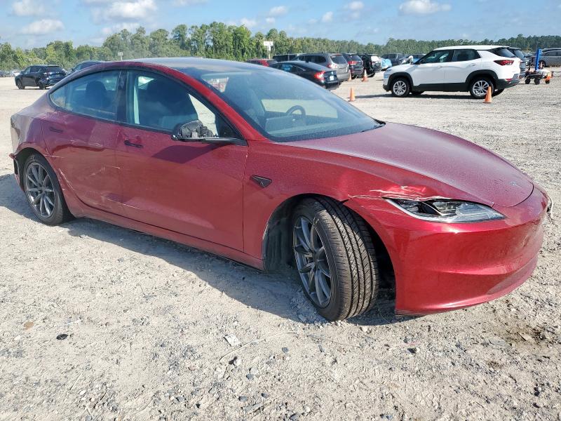 5YJ3E1EB1RF734112 - 2024 TESLA MODEL 3 Rojo foto 4